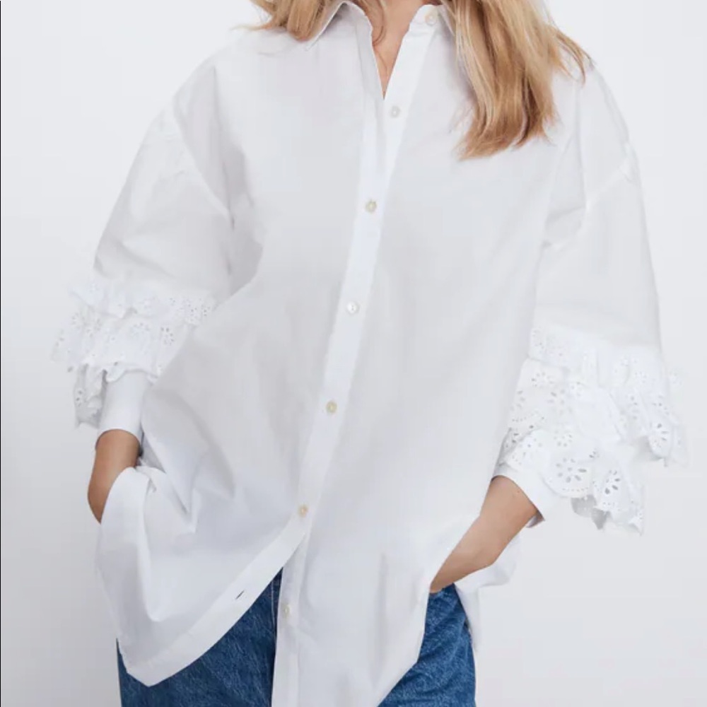 oversized poplin shirt